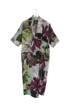 Kew Protea Duck Egg Rachel Dress