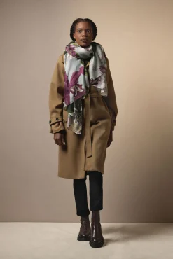 Kew Protea Duck Egg Scarf