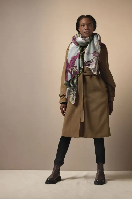 Kew Protea Duck Egg Scarf