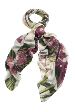 Kew Protea Duck Egg Scarf