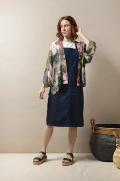 Kew Protea Grey Kimono