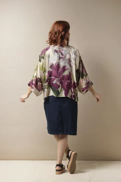 Kew Protea Stone Kimono