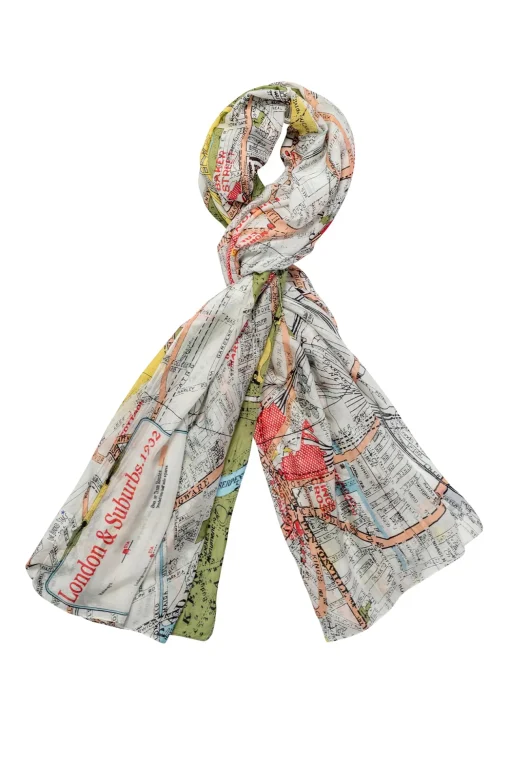 London Map Scarf