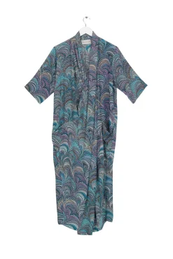 Marbled Blue Rachel Dress