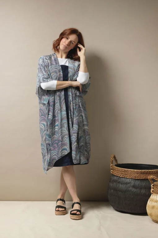 Marbled Blue Throwover