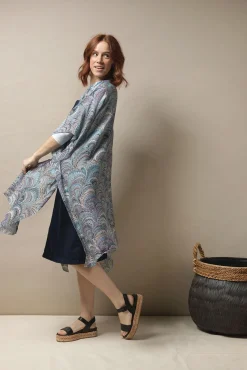 Marbled Blue Throwover
