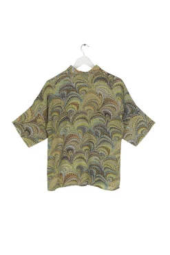 Marbled Green Pippa Top