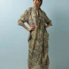 Marbled Green Rachel Dress