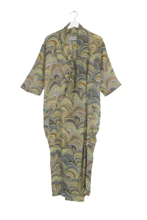 Marbled Green Rachel Dress