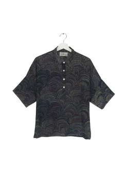 Marbled Indigo Pippa Top