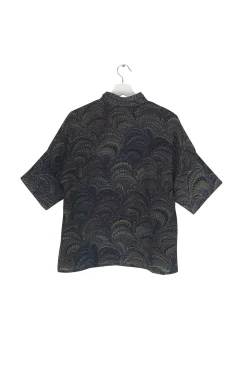 Marbled Indigo Pippa Top