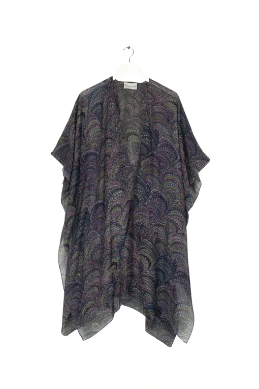 Marbled Indigo Throwover
