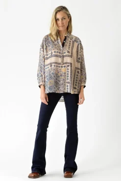 Mehndi Blue Darcy Shirt