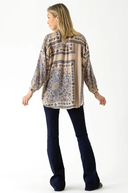 Mehndi Blue Darcy Shirt