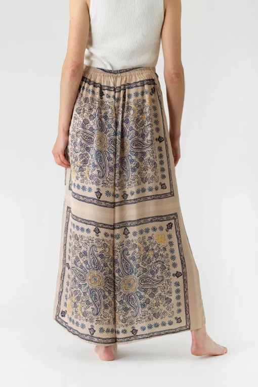 Mehndi Blue Palazzo Pant