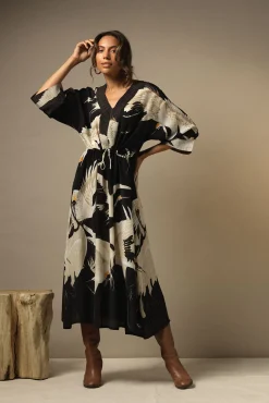 Stork Black Abbi Dress