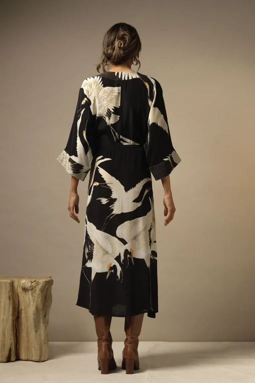 Stork Black Abbi Dress