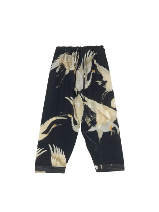 Stork Black Crepe Lounge Pants