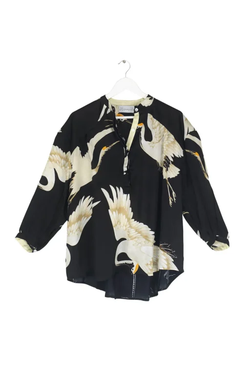 Stork Black Darcy Shirt