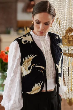 Stork Black Gilet