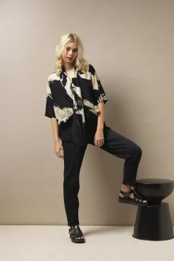 Stork Black Rachel Top