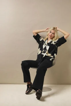 Stork Black Rachel Top