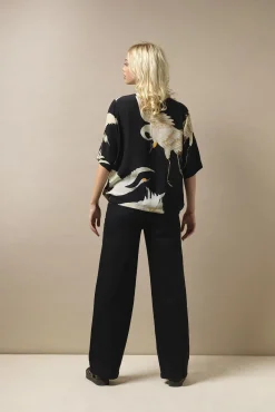 Stork Black Rachel Top