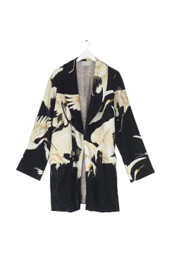 Stork Black Velvet Boyfriend Jacket