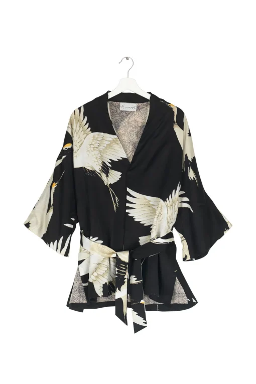 Stork Black Wrap Jacket