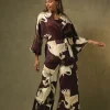 Stork Burgundy Palazzo Pant