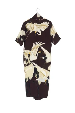 Stork Burgundy Rachel Dress