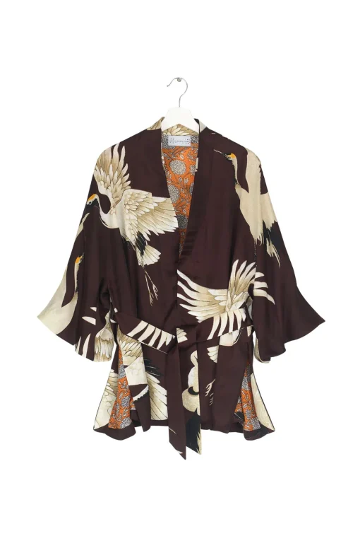 Stork Burgundy Wrap Jacket