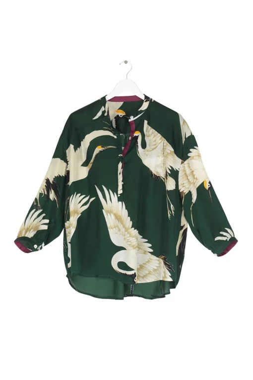 Stork Forest Green Darcy Shirt