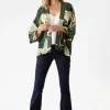 Stork Forest Green Kimono