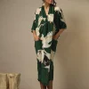 Stork Forest Green Rachel Dress