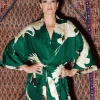 Stork Forest Green Wrap Jacket