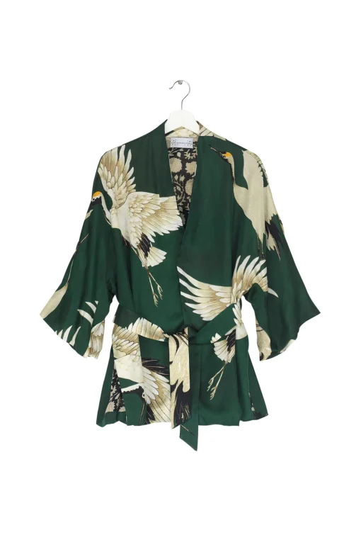 Stork Forest Green Wrap Jacket
