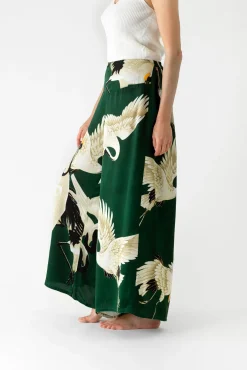 Stork Forest Palazzo Pant