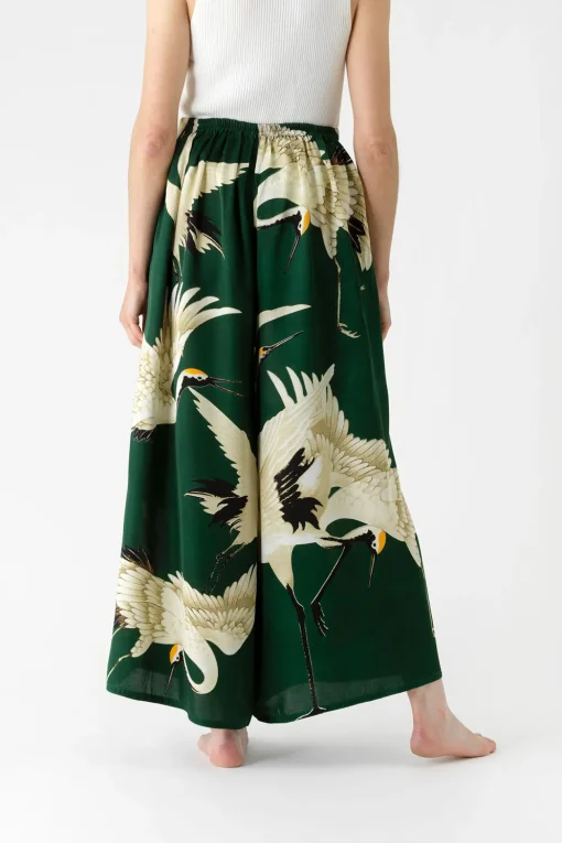 Stork Forest Palazzo Pant