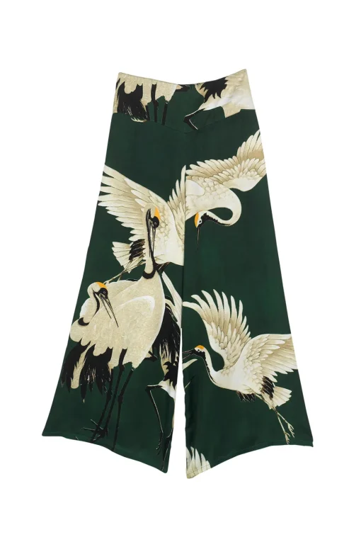 Stork Forest Palazzo Pant