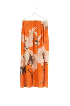 Stork Orange Scarf