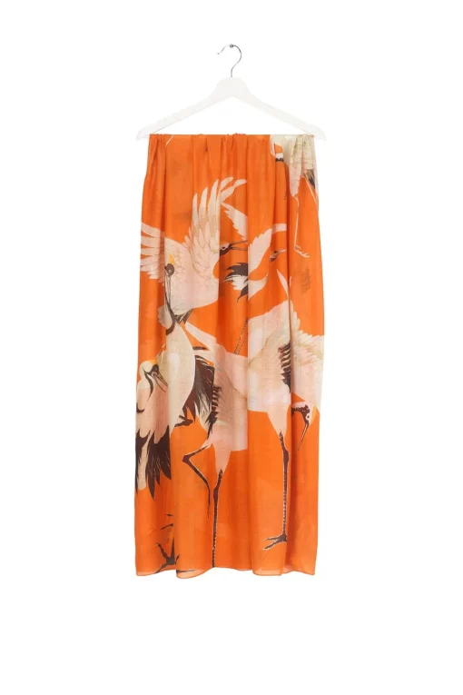 Stork Orange Scarf