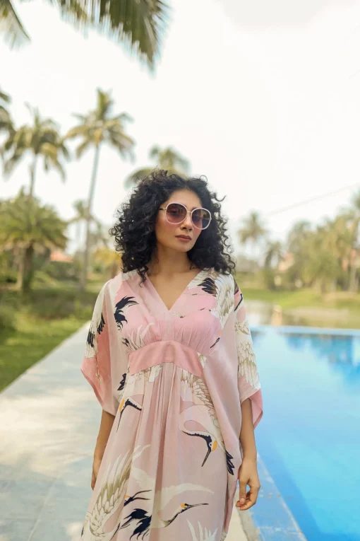 Stork Pink Margeux Kaftan