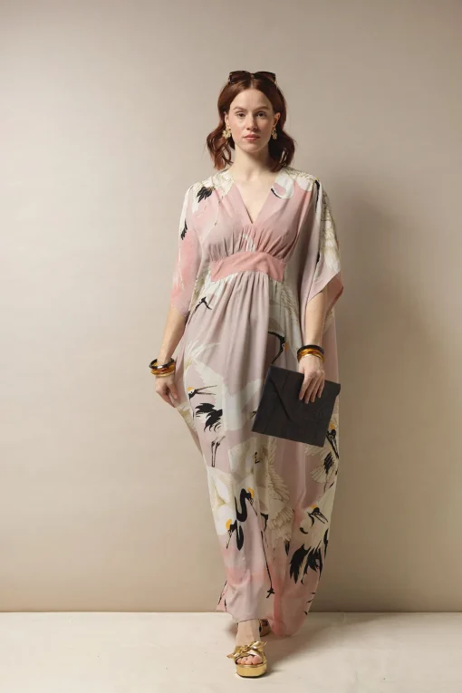 Stork Pink Margeux Kaftan