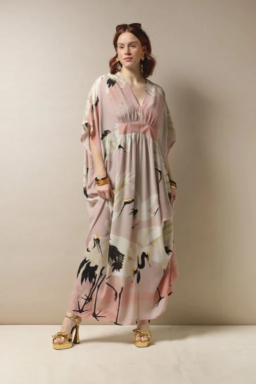 Stork Pink Margeux Kaftan