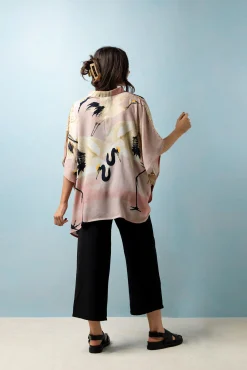 Stork Pink Tunic Top