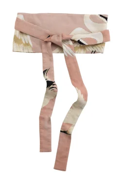 Stork Plaster Pink Obi Belt