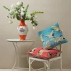 Stork Sky Square Velvet Cushion