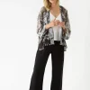 Sunburst Grey Kimono