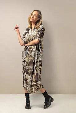 Sunburst Grey Rachel Dress